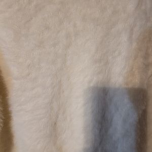 Soft Fuzzy Cream Sweater